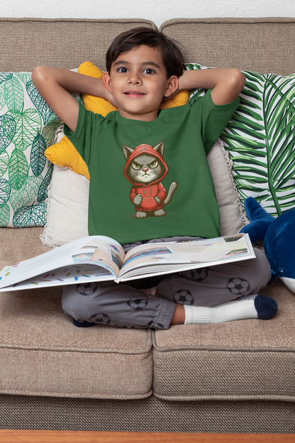 Grimmige Katze T-Shirt Kids SK