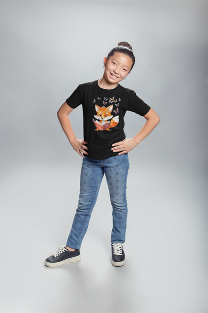 Fuchs mit Schmetterling Gruppe T-Shirt Kids SK