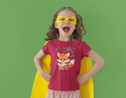 Fuchs mit Schmetterling Gruppe T-Shirt Kids SK