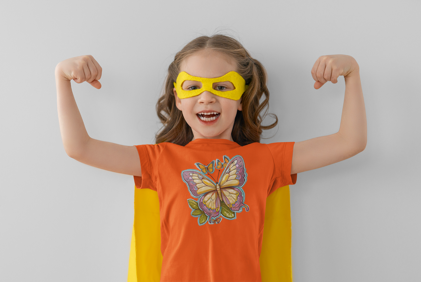 Schmetterling gemalt mit Aura T-Shirt Kids SK