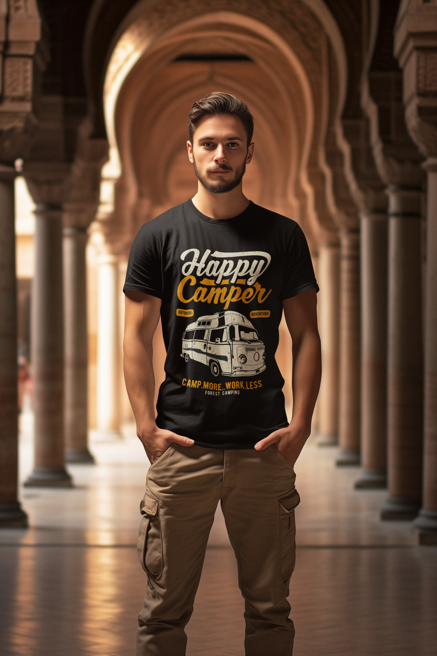 Happy Camper Camp More Creator T-Shirt SK