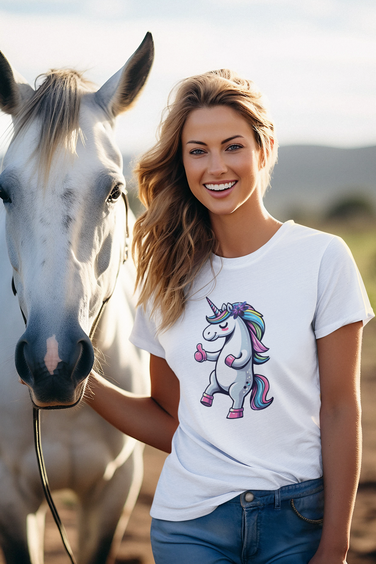 Einhorn mit Daumen hoch Creator T-Shirt