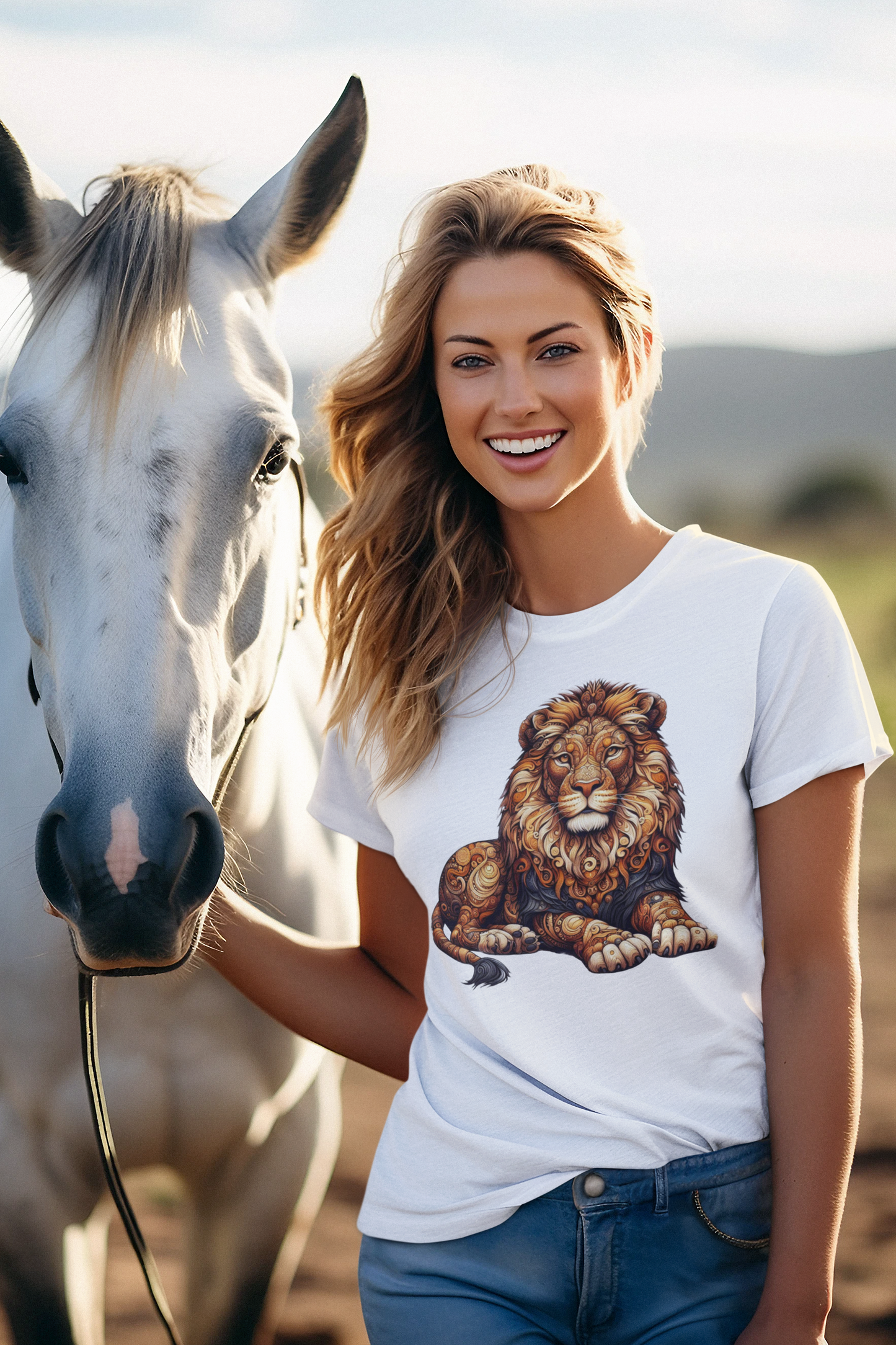 Creator T-Shirt Mandala Lion