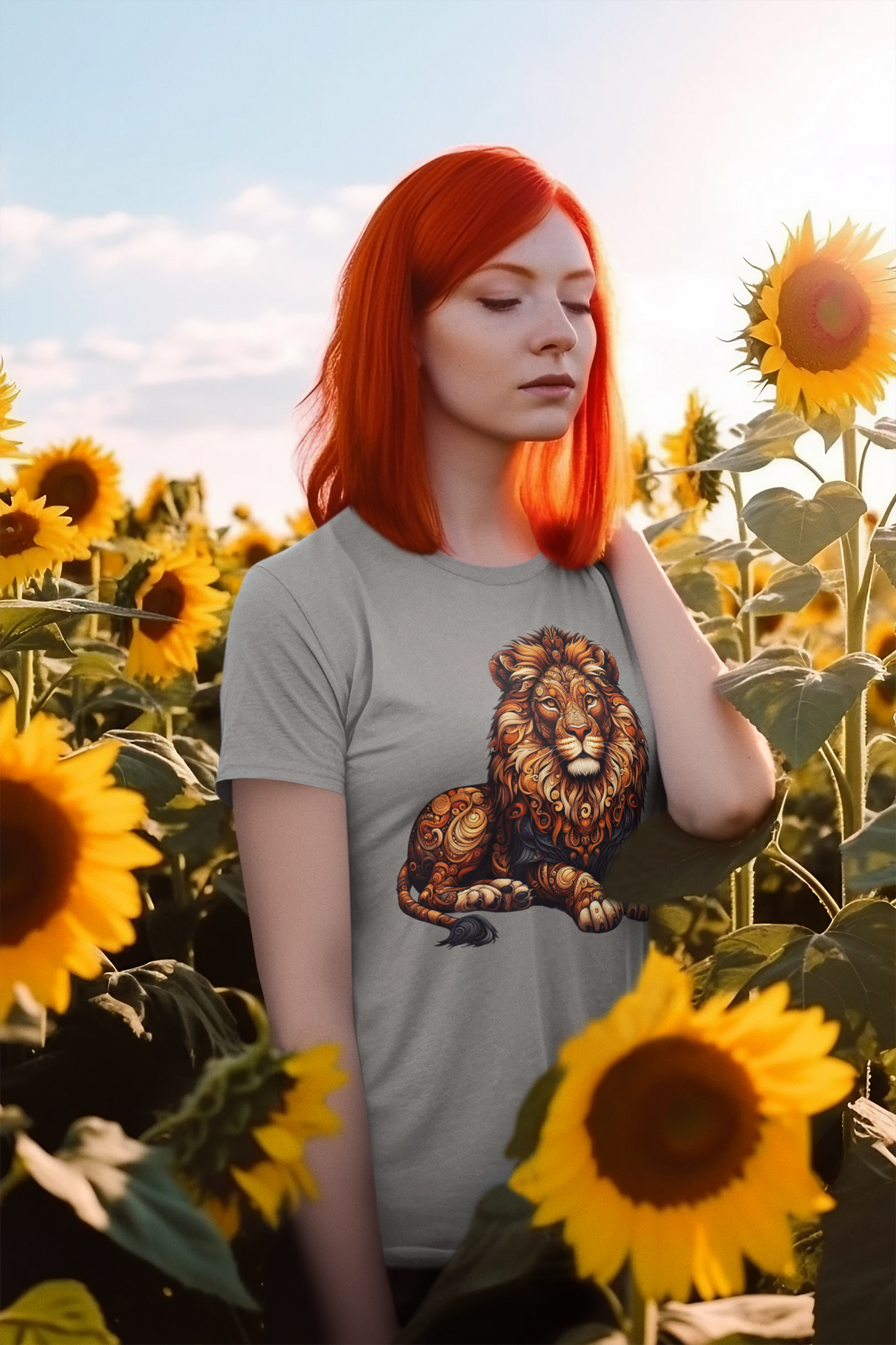 Creator T-Shirt Mandala Lion