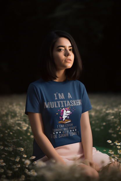 Camiseta Creadora Soy un baile de libros de unicornio multitarea