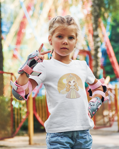 Camiseta Princesa Amanecer Amarillo para Niños SK