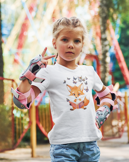 Fuchs mit Schmetterling Gruppe T-Shirt Kids SK