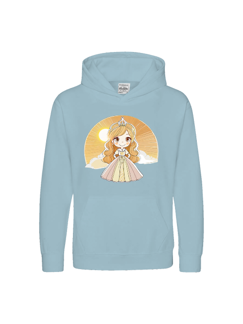 Kids Premium Hooded Sweat Princess Yellow Sunrise