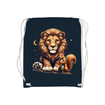 Basic gym bag Loewe with squirrels and moons