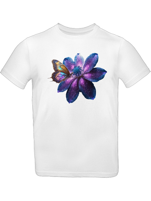 T-Shirt Kids Galaxy Flower with Butterfly