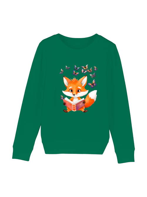 Mini Changer Sweatshirt Fox with Butterflies Group