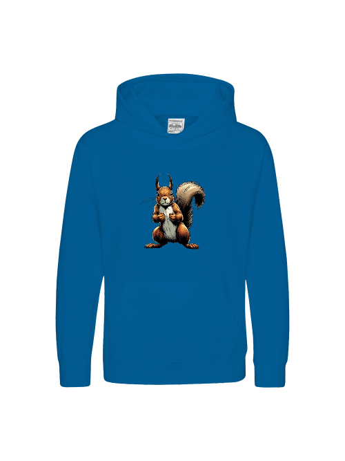 Kids Premium Hooded Sweat Squirrel