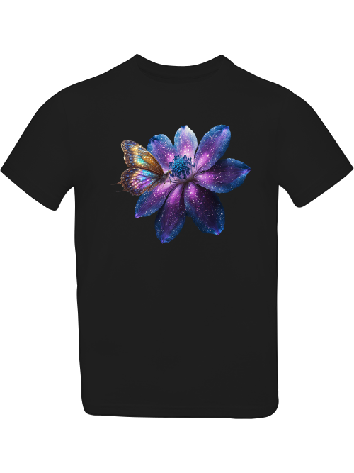 T-Shirt Kids Galaxy Flower with Butterfly