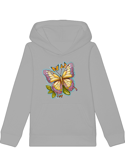 Mini cruiser hoodie butterfly painted with aura