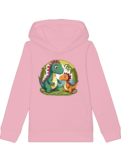 Mini Cruiser Hoodie two dinosaurs