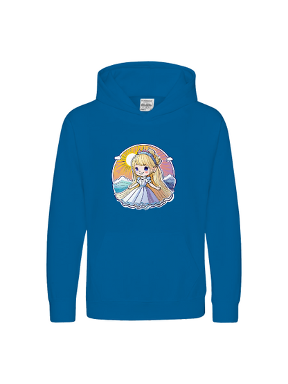 Sudadera con capucha premium para niños Princess Sunrise