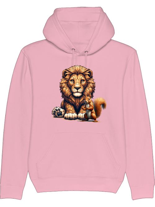 Cruiser hoodie partner shirt lion with squirrel front