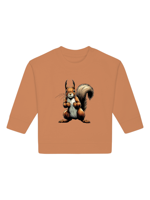 Baby Changer Sweatshirt Squirrel