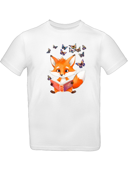 T-Shirt Kids Fox with Butterfly Group