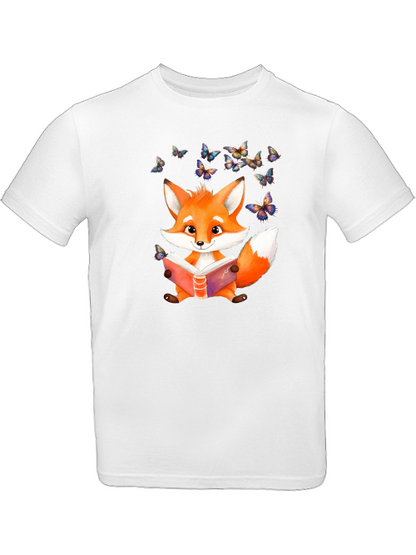 Fuchs mit Schmetterling Gruppe T-Shirt Kids SK