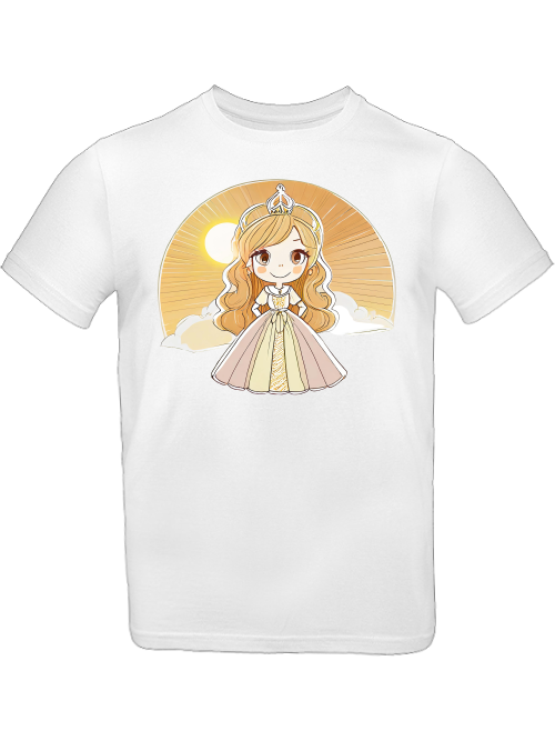 Prinzessin Gelber Sonnenaufgang T-Shirt Kids SK