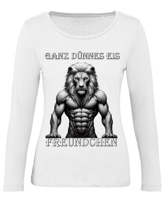 Organic Inspire women partner shirt lion very thin ice front