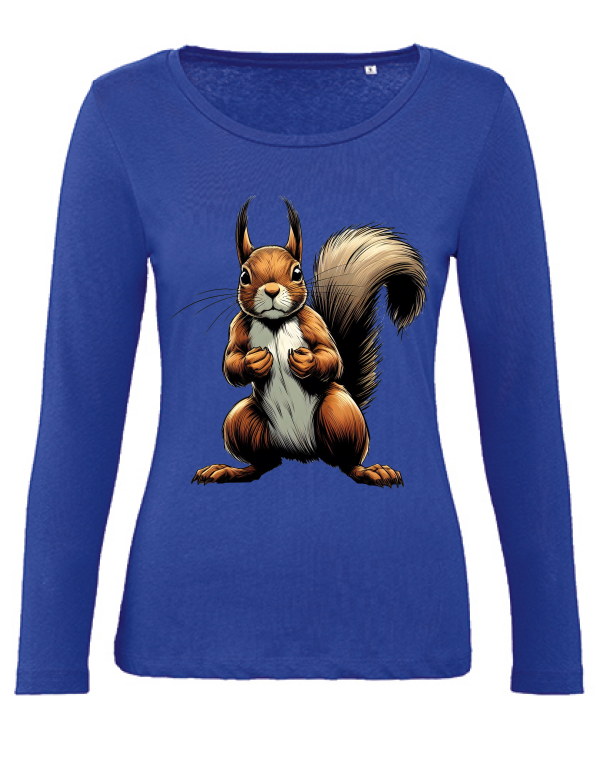 Organic Inspire women partner shirt squirrel