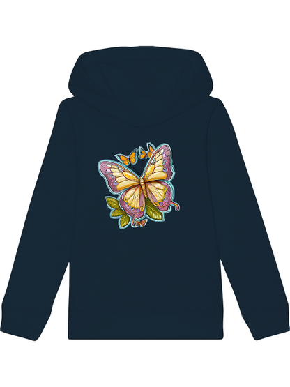 Sudadera con capucha mini cruiser mariposa pintada con aura