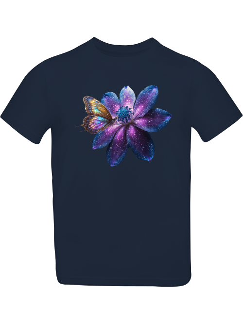 T-Shirt Kids Galaxy Flower with Butterfly