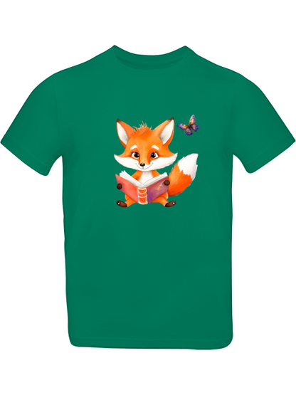 Camiseta de zorro con mariposa para niños SK