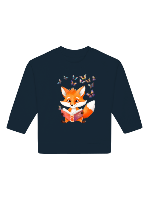 Baby Changer Sweatshirt Fox with Butterfly Group