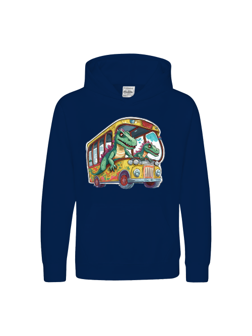 Sudadera con capucha premium para niños Dinobus