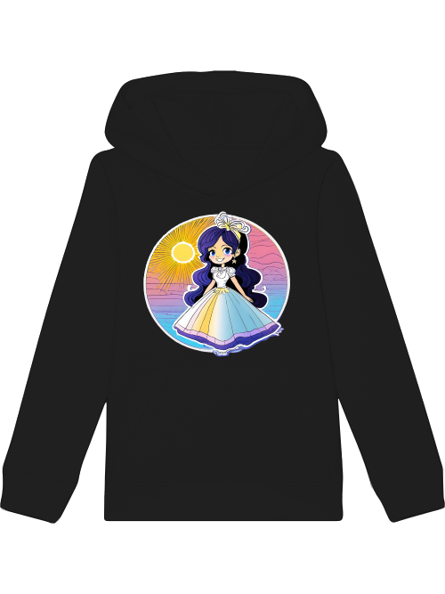 Prinzessin Sonnenuntergang mit Blauschimmer - Mini Cruiser Hoodie SK