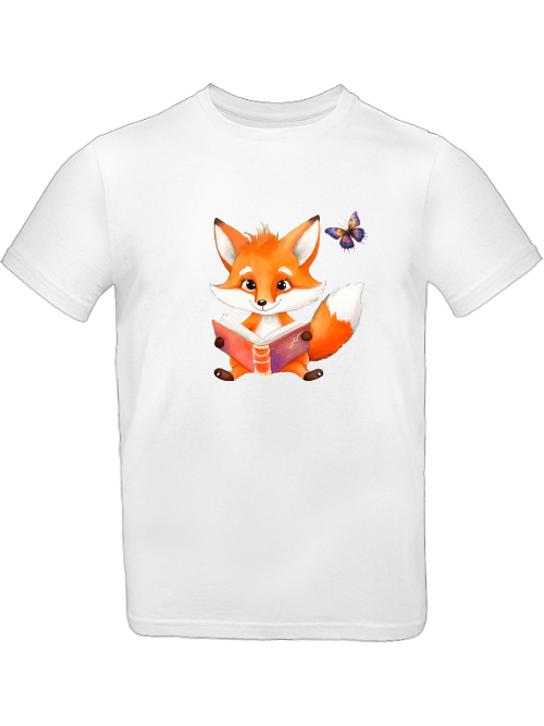 T-Shirt Kids Fox with Butterfly