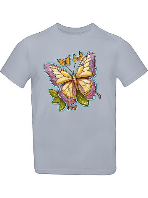 Schmetterling gemalt mit Aura T-Shirt Kids SK