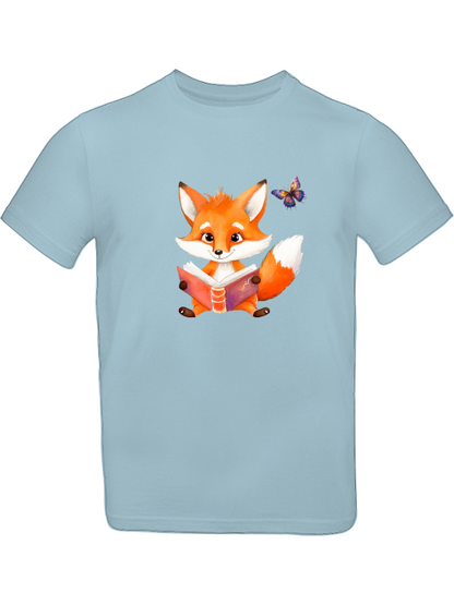 Camiseta de zorro con mariposa para niños SK