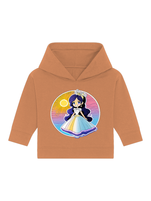 Prinzessin Sonnenuntergang mit Blauschimmer Baby Cruiser Hoodie SK