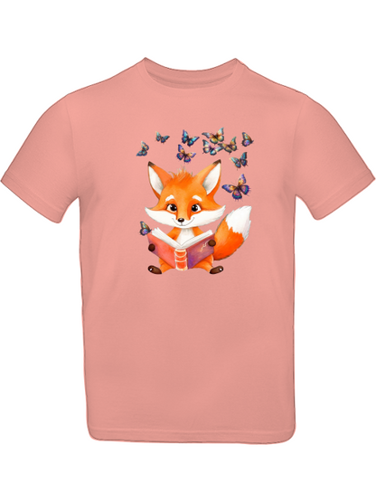 Fuchs mit Schmetterling Gruppe T-Shirt Kids SK