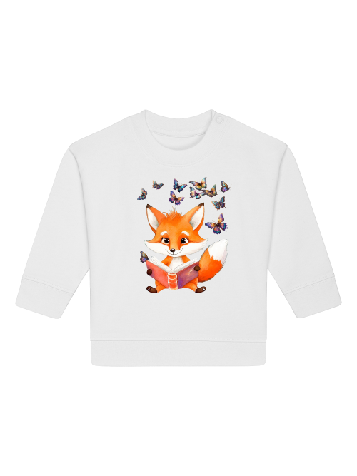 Baby Changer Sweatshirt Fox with Butterfly Group