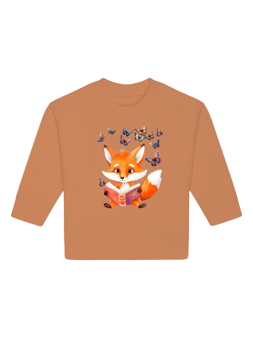 Baby Changer Sweatshirt Fox with Butterfly Group