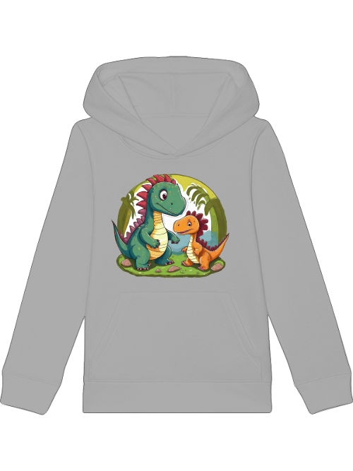 Mini Cruiser Hoodie two dinosaurs