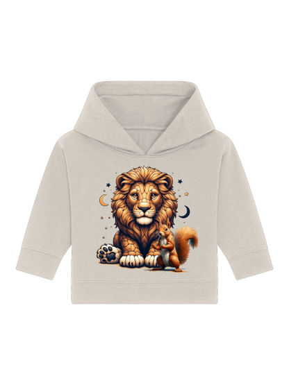 Sudadera con capucha Baby Cruiser de Loewe con ardilla y luna SK