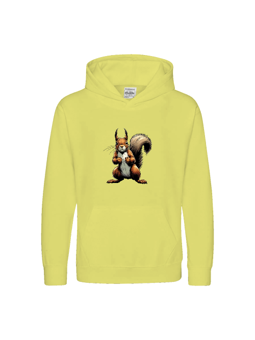 Kids Premium Hooded Sweat Squirrel