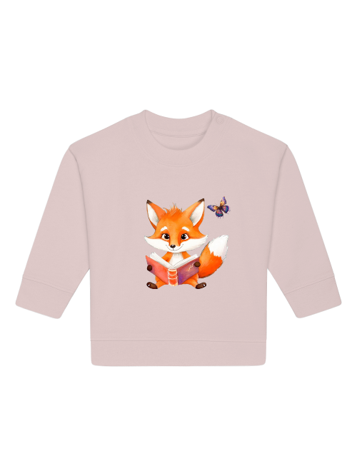 Baby Changer Sweatshirt Fox with Butterfly