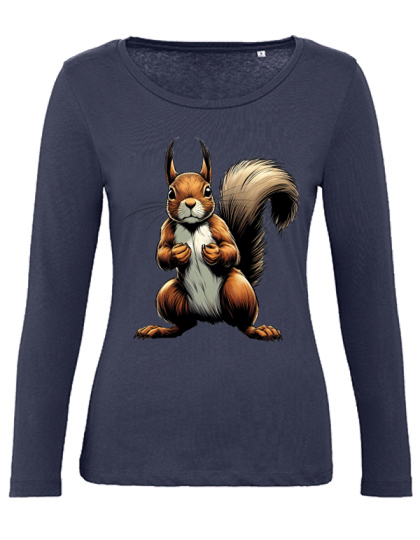 Organic Inspire women partner shirt squirrel