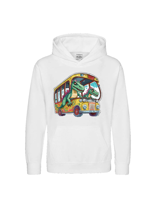 Sudadera con capucha premium para niños Dinobus