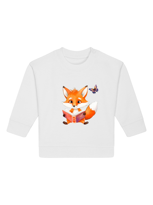 Baby Changer Sweatshirt Fox with Butterfly