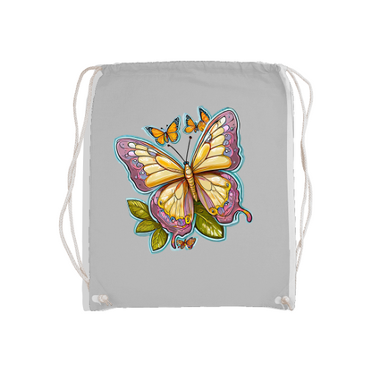 Basic Gymsack Schmetterling gemalt mit Aura