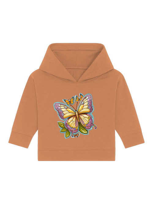 Sudadera con capucha Baby Cruiser Mariposa pintada con aura