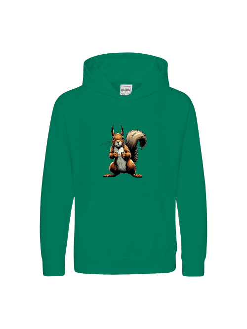 Kids Premium Hooded Sweat Squirrel